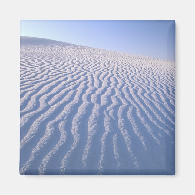 North America, USA, New Mexico, White Sand Dunes Magnet (Front)