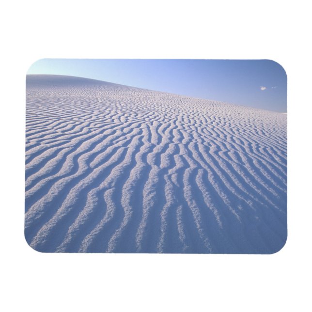 North America, USA, New Mexico, White Sand Dunes Magnet (Horizontal)