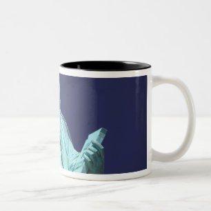 North America, USA, New York, New York City. 7 Two-Tone Coffee Mug