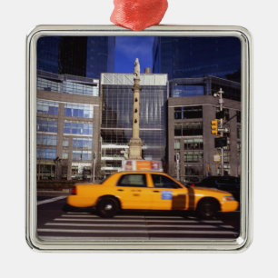 North America, USA, New York, New York City Metal Ornament
