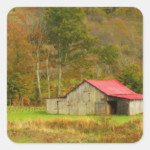 North America, USA, North Carolina, rural Square Sticker