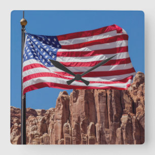 North America, USA, Utah, Torrey, Capitol Reef Square Wall Clock