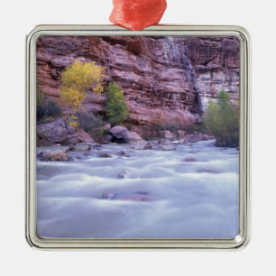 North America, USA, Utah, Zion National Park. 2 Metal Ornament