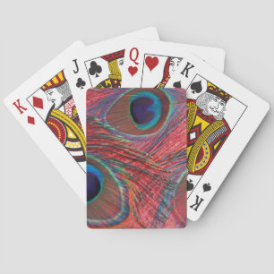 North America, USA, WA, Redmond, Peacock Playing Cards