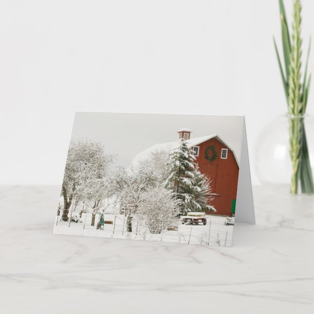 North America, USA, WA, Whidbey Island. Holiday Card (Front)