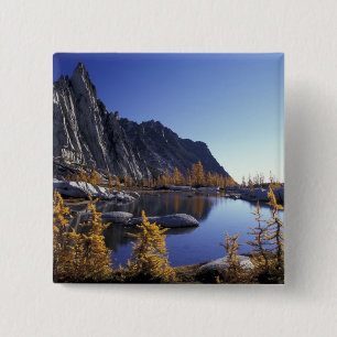 North America, USA, Washington, Enchantment 15 Cm Square Badge