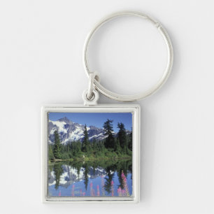 North America, USA, Washington, Heather Meadows Key Ring