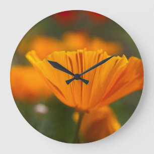 North America, USA, Washington, Seattle, Summer Large Clock