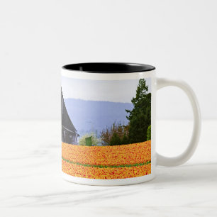 North America, USA, Washington, Skagit Valley. 2 Two-Tone Coffee Mug