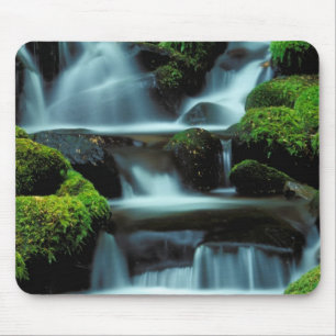North America; USA; Washington, Sol Duc Cascade Mouse Pad