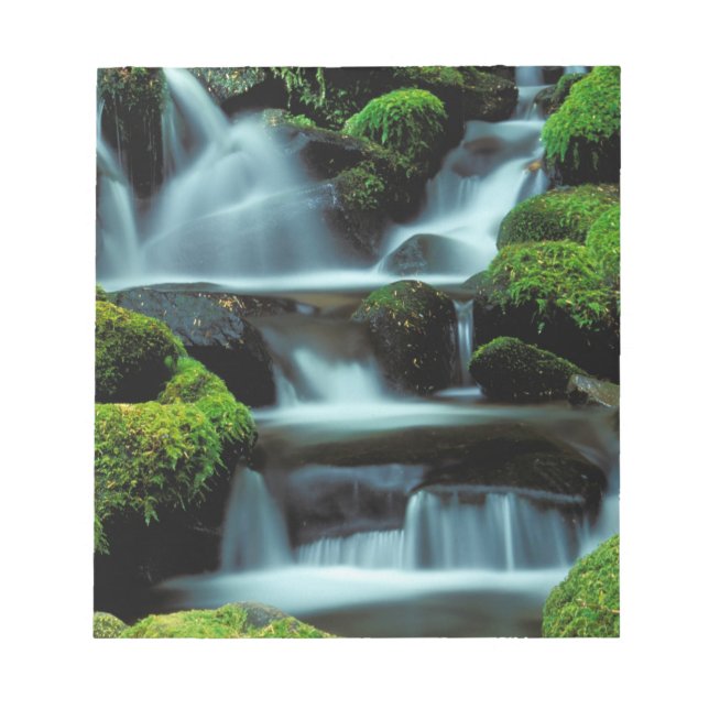 North America; USA; Washington, Sol Duc Cascade Notepad (Front)