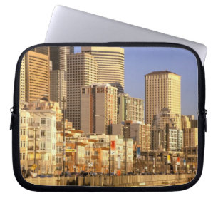 North America, USA, Washington State, Seattle. 4 Laptop Sleeve