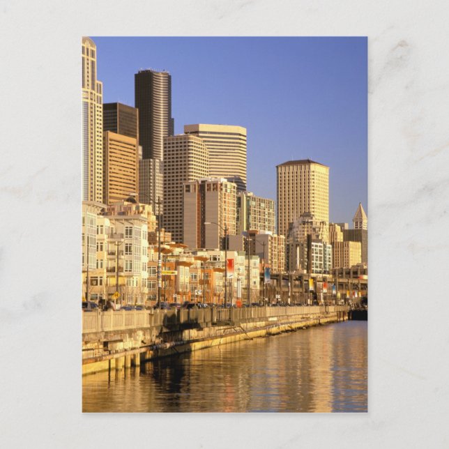 North America, USA, Washington State, Seattle. 4 Postcard (Front)