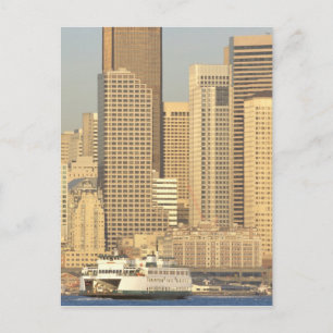 North America, USA, Washington State, Seattle. Postcard