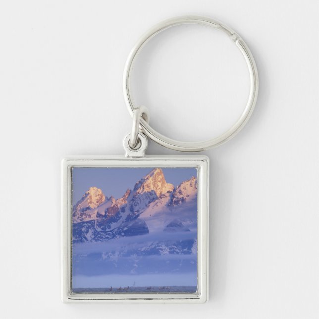 North America, USA, Wyoming, Grand Teton NP, 2 Key Ring (Front)