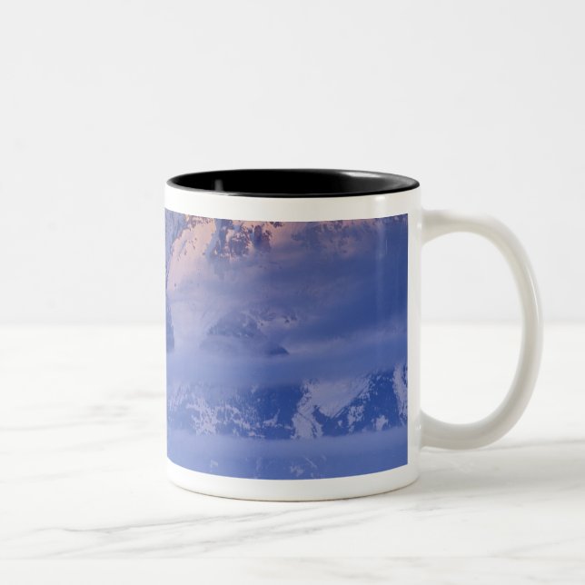 North America, USA, Wyoming, Grand Teton NP, 2 Two-Tone Coffee Mug (Right)
