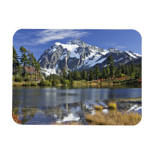 North America, Washington, Cascades. Mt. Shuksan Magnet (Horizontal)