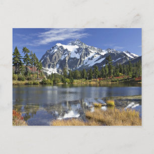 North America, Washington, Cascades. Mt. Shuksan Postcard