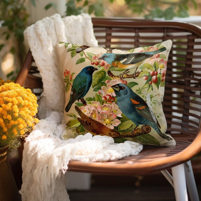 North American Birds | Gustav Mützel Cushion (Creator Uploaded)