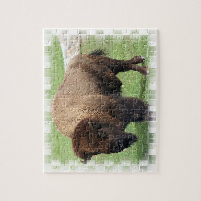 North American Bison Puzzle (Vertical)