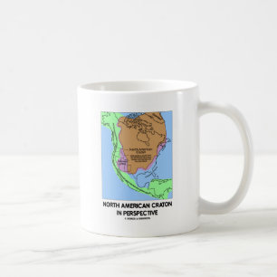 North American Craton In Perspective Coffee Mug