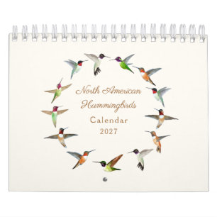 North American Hummingbirds Calendar
