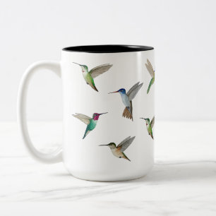 North American Hummingbirds Two-Tone Coffee Mug