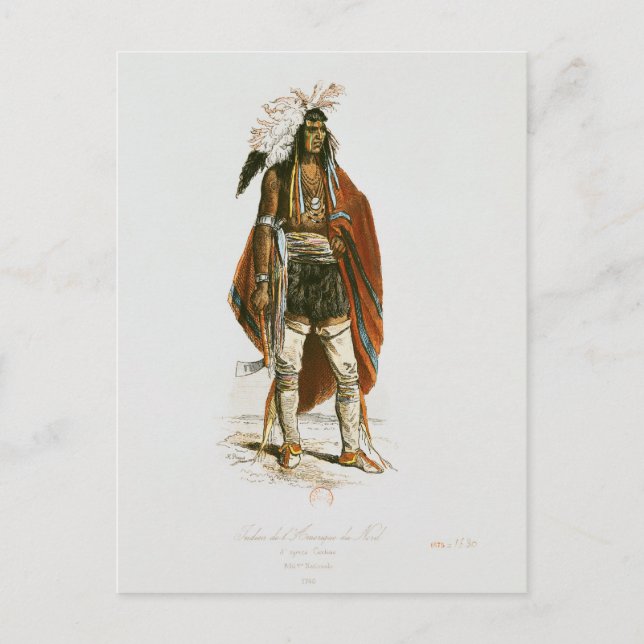 North American Indian Postcard (Front)