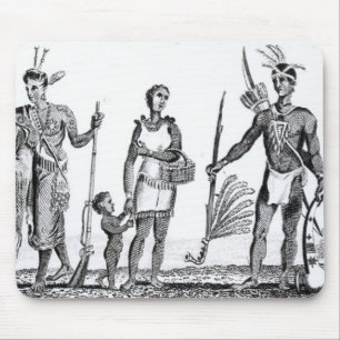 North American Indians Mouse Pad