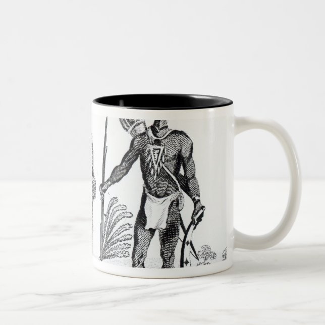North American Indians Two-Tone Coffee Mug (Right)