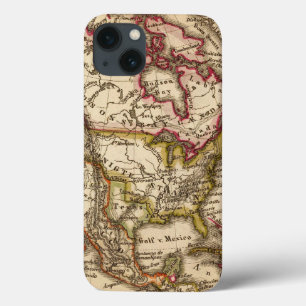 North American Map 2 iPhone 13 Case