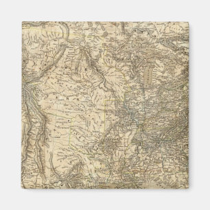 North American Map Magnet