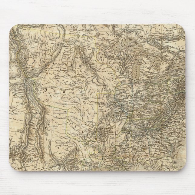 North American Map Mouse Pad (Front)