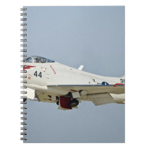 North American Naval FJ2 Fury Jet Fighter flying Notebook