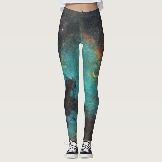 North American Nebula (NGC 7000) Leggings (Front)