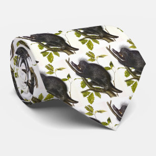 North American or Canada Porcupine by Audubon Tie