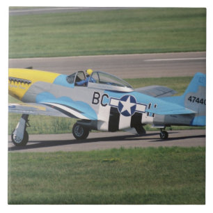 North American P-51 D Dazzling Donna on the Ceramic Tile