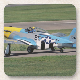 North American P-51 D Dazzling Donna on the Coaster