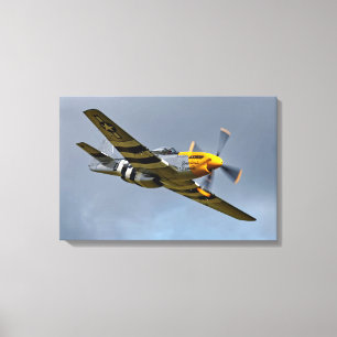 North American P-51D Mustang 'Ferocious Frankie' Canvas Print