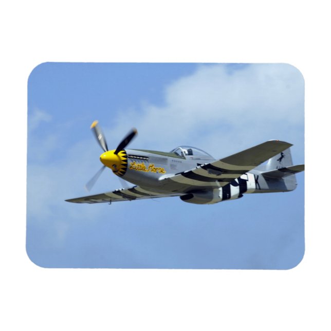 North American P-51D Mustang, Little Horse Magnet (Horizontal)