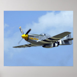 North American P-51D Mustang, Little Horse Poster