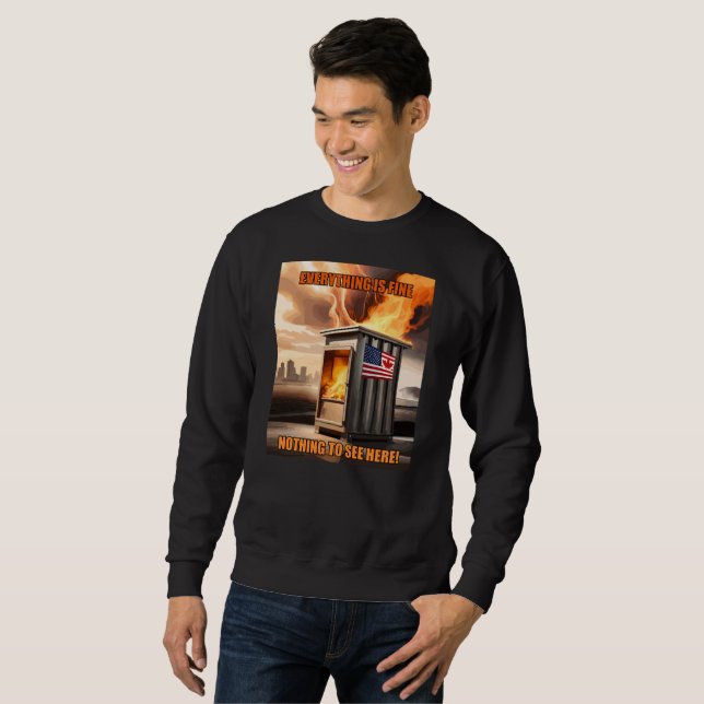 North American Unity: Going Up in Smoke Sweatshirt (Front Full)