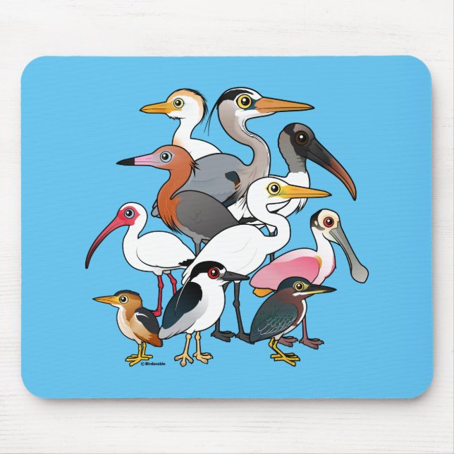 North American Waders Mouse Pad (Front)