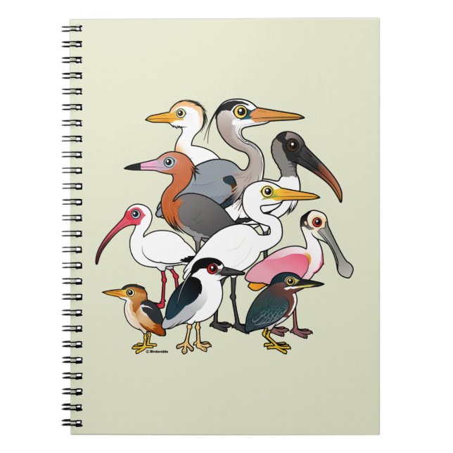 North American Waders Notebook (Front)