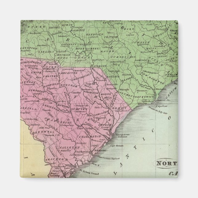 North and South Carolina 2 Magnet (Front)