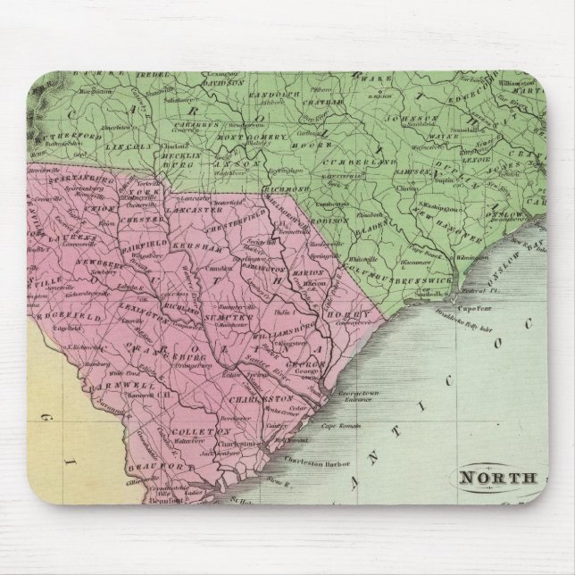 North and South Carolina 2 Mouse Pad (Front)