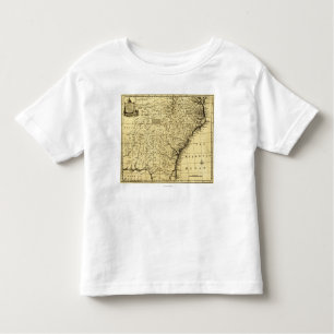 North and South Carolina & Georgia - Panoramic Toddler T-Shirt