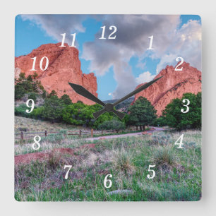 North And South Gateway Rocks Garden Of Gods Clock