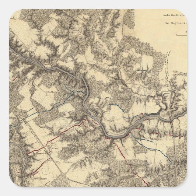 North Anna, Virginia Square Sticker (Front)