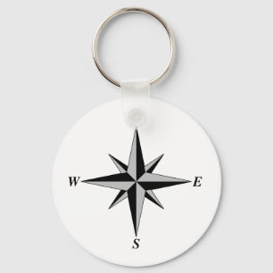 North Arrow Keychain